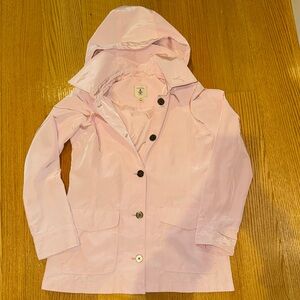 Baby Pink Lands End, Girls Raincoat